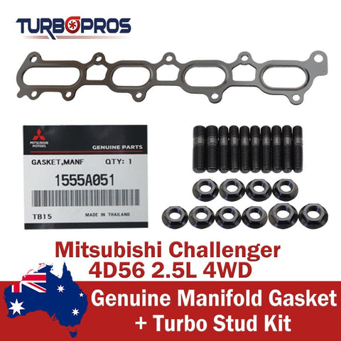 Mitsubishi Challenger 4D56 2.5L 4WD Genuine Manifold Gasket & Stud Kit