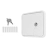 RV Motorhome With Lock Caravan Utility Door Access Hatch Rectangle 194x165mm Suitable