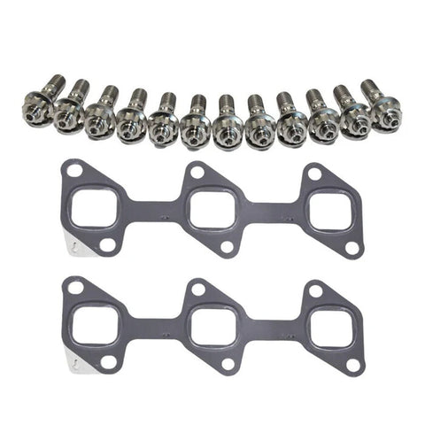 Landcruiser 78 1HD 4.2L Permaseal Exhaust Manifold Titanium Stud&Gasket Kit