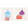 Silicone Epoxy Resin Mold Jewelry Storage Box Pyramid Trinket Heart Organizer — image 4