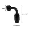 2x AN10 90 Degree Swivel Fast Flow Oil Fuel Hose End Fitting Adaptor Suitable fo — image 2