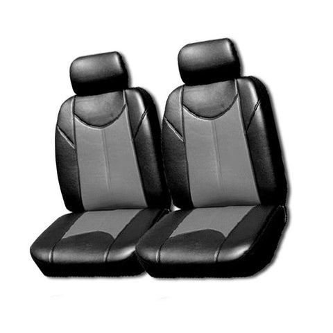 Leather Look Seat Covers Grey to suit Mazda BT-50 Single Cab — image 2