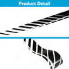 2x Racing Plaid Side Door Fender Skirt Stripes Decals Stickers Car Accessories