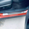 Subaru Crosstrek 2023 4x Steel Door Sill Protector Trim Scuff Plate Suitable