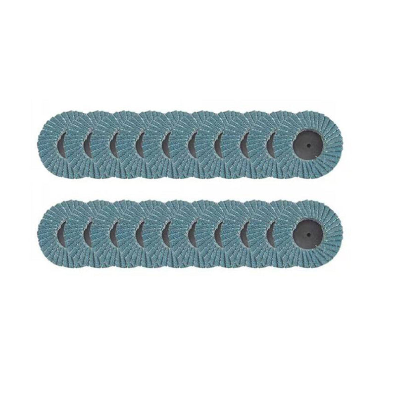 20x 2 inch 50mm Quick Change Zirconia Flap Discs to suit Metal Sanding — image 1