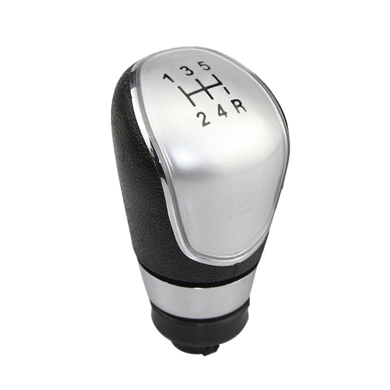 5-Speed Manual Gear Shift Knob Silver to suit Ford Fiesta MK7 2008-2013 — image 1