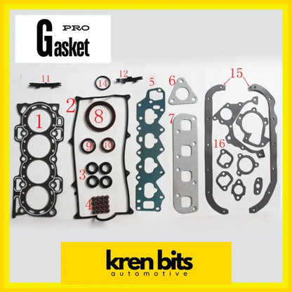 DAIHATSU APPLAUSE 1.6 HCE HDC HDE HCEJ Engine Set Engines seal gasket Head Gasket 04111-87127-000 Kren Bits