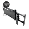 Black metal car radio mount bracket for dash cup holder in toyota land cruiser 80 series 1995-1996
