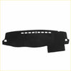 Black fabric dash mat carpet dashboard cover with cutouts for gauges and controls for mitsubishi pajero ns nt