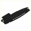 Black matte dash mat carpet dashboard cover with control cutouts for mitsubishi pajero ns nt