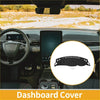 Black dashboard cover for Toyota 86 2013-2016 with sleek contoured design and cutouts for controls anti-slip material