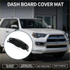 Black polyester dashboard cover mat with vents and control cutouts for toyota 86 zn6 2012 sun protector pad