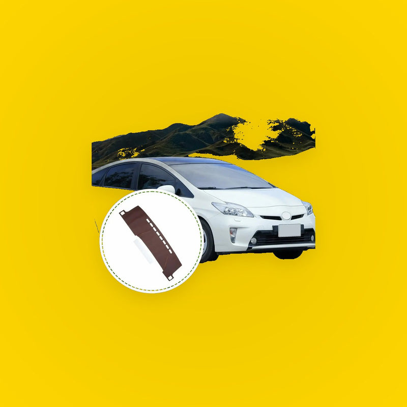 Dashboard Cover Mat for Toyota Prius C (2012-2019) - Brown Dash Cover