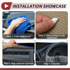 Blue microfiber dashboard cleaning cloth for toyota rav4 2019-2021 sun protector pad in black and blue