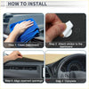 Beige textured dashboard cover mat with pre-cut air vent openings for Toyota RAV4 XA50 2020-2024 sun protection
