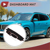 Black dashboard cover mat with precise cutouts for controls and steering wheel for toyota roomy tank 2016-2020