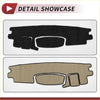 Black and beige fabric dashboard cover mat for Toyota Roomy Tank 2016-2020 designed to fit snugly and block sun