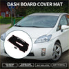 Black polyester dashboard cover mat with heat insulation and wear-resistant design for toyota prius 30 series