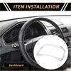 Clear plastic dashboard meter panel frame cover trim for toyota tundra 2022-2024 fits around instrument cluster