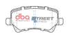 DBA Street Series Brake Pad Set Rear DB2234SS