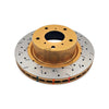 DBA HD 4000 Drilled Slotted Brake Rotor Pair 296mm Front