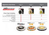 DBA HD 4000 Drilled Slotted Brake Rotor Pair 324mm Front