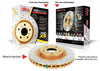 DBA HD 4000 Drilled Slotted Brake Rotor Pair 324mm Front