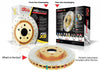DBA HD 4000 Drilled Slotted Brake Rotor Single 290mm Rear
