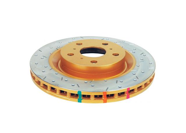 DBA XD 4000 Drilled Dimpled Brake Rotor Single 360mm