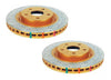 DBA HD 4000 Drilled Slotted Brake Rotor Pair Front