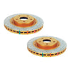 DBA HD 4000 Drilled Slotted Brake Rotor Pair 308mm Rear