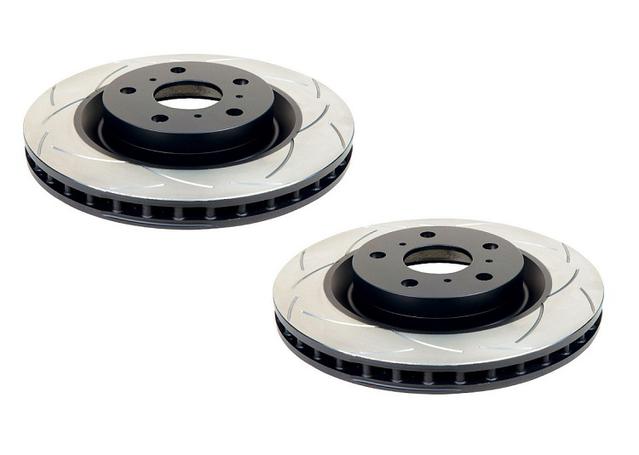 DBA T2 Slotted Brake Rotor Pair 332mm Front DBA2776S