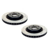 DBA T2 Slotted Brake Rotor Pair 345mm Front DBA3026S