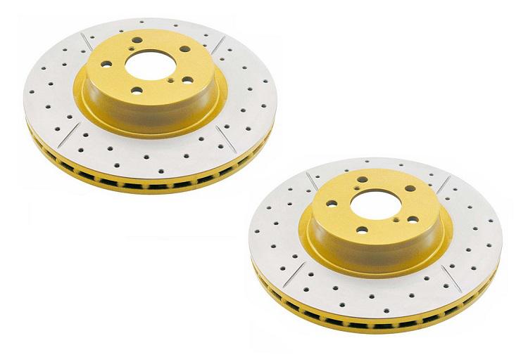 DBA En-Shield X-Gold Brake Rotor Pair Rear DBA041EX