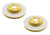 DBA X-Gold Brake Rotor Pair 360mm Front DBA2758X