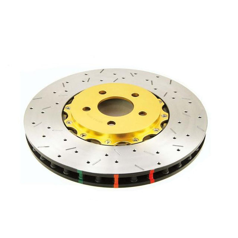 DBA HD 5000 Drilled Slotted 2Pc Brake Rotor Single 326mm
