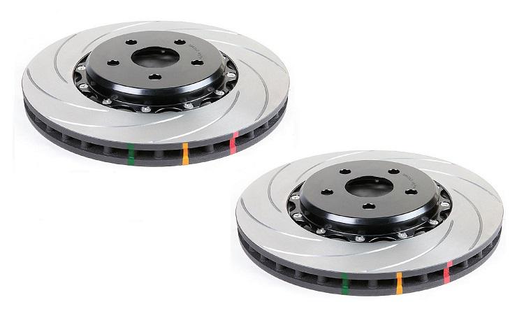DBA T3 5000 Slotted 2Pc Brake Rotor Pair 365mm Front