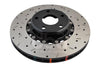DBA HD 5000 Drilled Slotted 2Pc Brake Rotor Pair 295mm