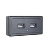Dual USB Port Fast Charger Socket 3.1A to suit Motorcycle Car RV — image 1