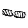 BMW E70 X5 / E71 X6 2007-2013 2x Front Grill Grille Gloss Black Suitable