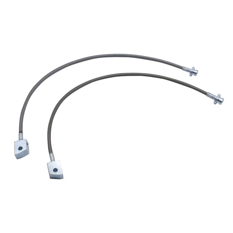 2x Extended Braided Brake Lines (Pair) to suit Nissan Patrol GQ Y60 4.2 — image 1
