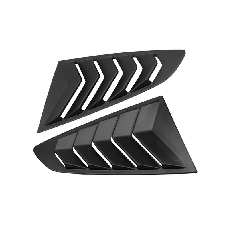 2x Side Window Louvers Sun Shade Cover (Pair) to suit Ford Mustang — image 1