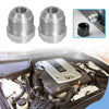 AN8 Male Aluminium Weld-On JIC Bungs x 2 Fitting to suit Universal — image 3