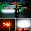 USB Rechargeable LED Bicycle Headlight With Horn and Speedometer to suit Bi — image 3