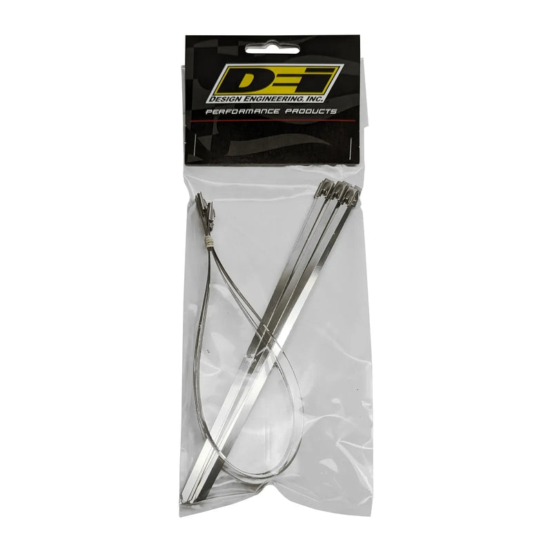 DEI Stainless Steel Locking Tie Eight 8in and Four 14in Per Pack