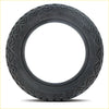 Black rubber delium terra raider mt tire with aggressive tread and embossed premium mt athera raider branding