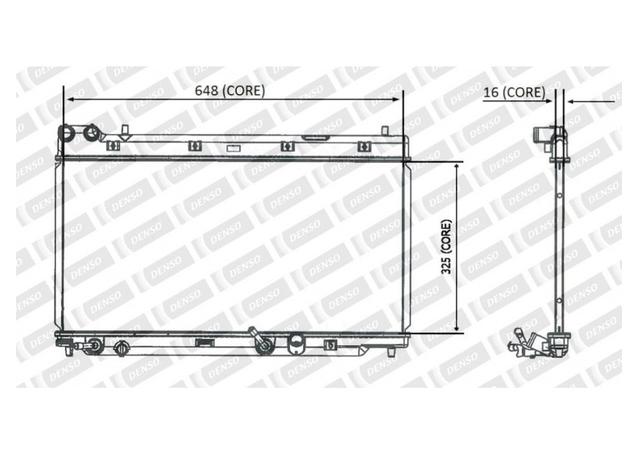 Denso Radiator A221-A381