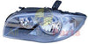 APG All Crash Halogen Black Head Lamp Passenger Side
