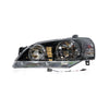 APG All Crash Black Halogen Head Lamp Passenger Side