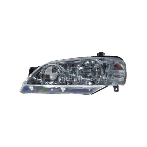 APG All Crash Chrome Halogen Head Lamp Passenger Side